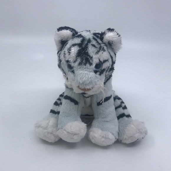 Kinectimals Microsoft Plush 2011 Grey Light Blue Maltese Tiger Stuffed Animal - Picture 2 of 11